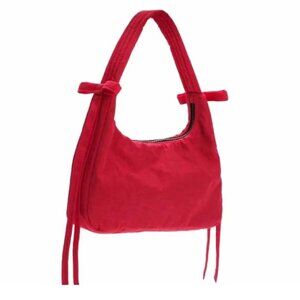 Baggu x Sandy Liang NWOT Mini Bow Bag in Candy Apple
